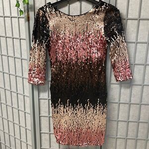 Little Mistress Sequin Dress, size 2.